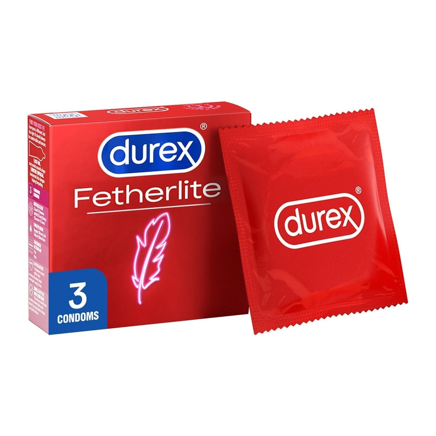 Durex Fetherlite Condoms - 3 Condoms