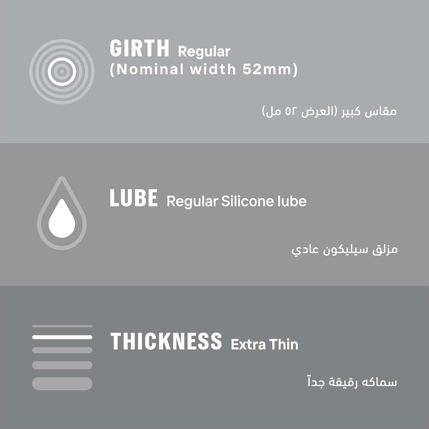 24 Invisible Condoms- 02 Packs