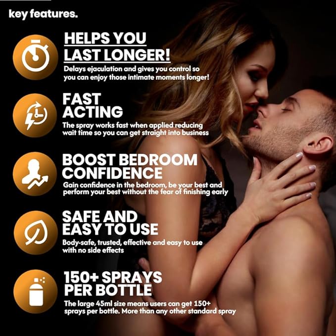 Extra Power Durex Delay Spray Black