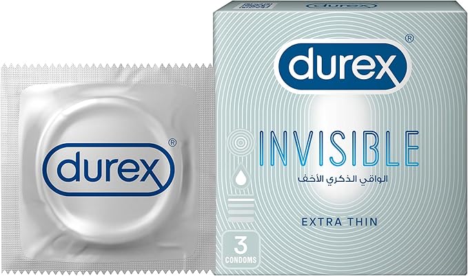 03 Invisible + 03 Extended Pleasure + 03 Extra Safe Condoms- 3 Packs