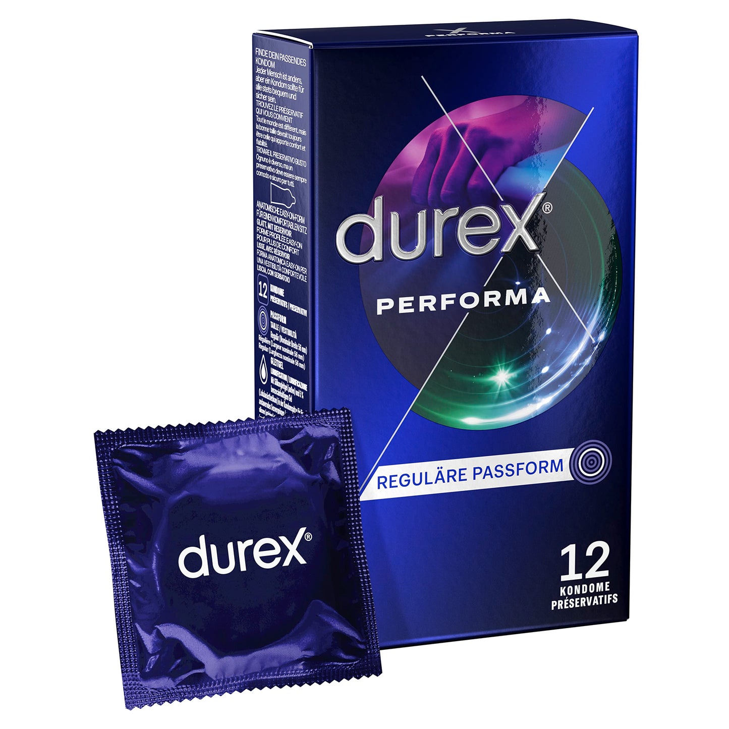12 Performa Regular Fit Condoms- 01 Pack