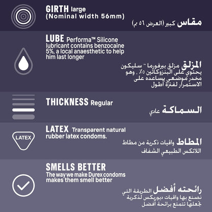 03 Extended Pleasure Condoms- 01 Pack