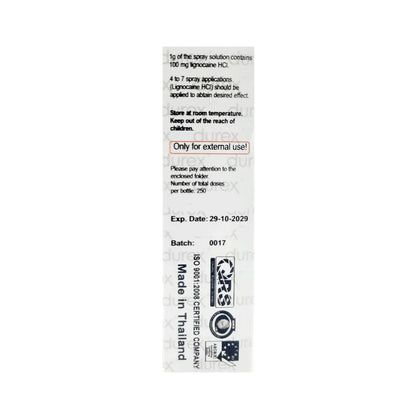 Extra Power Durex  Delay Spray Black